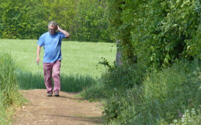 Checking the Northdown walk
