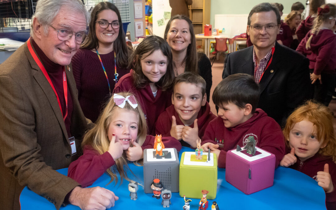 Presentation of story-boxes to Aspire Federation schools