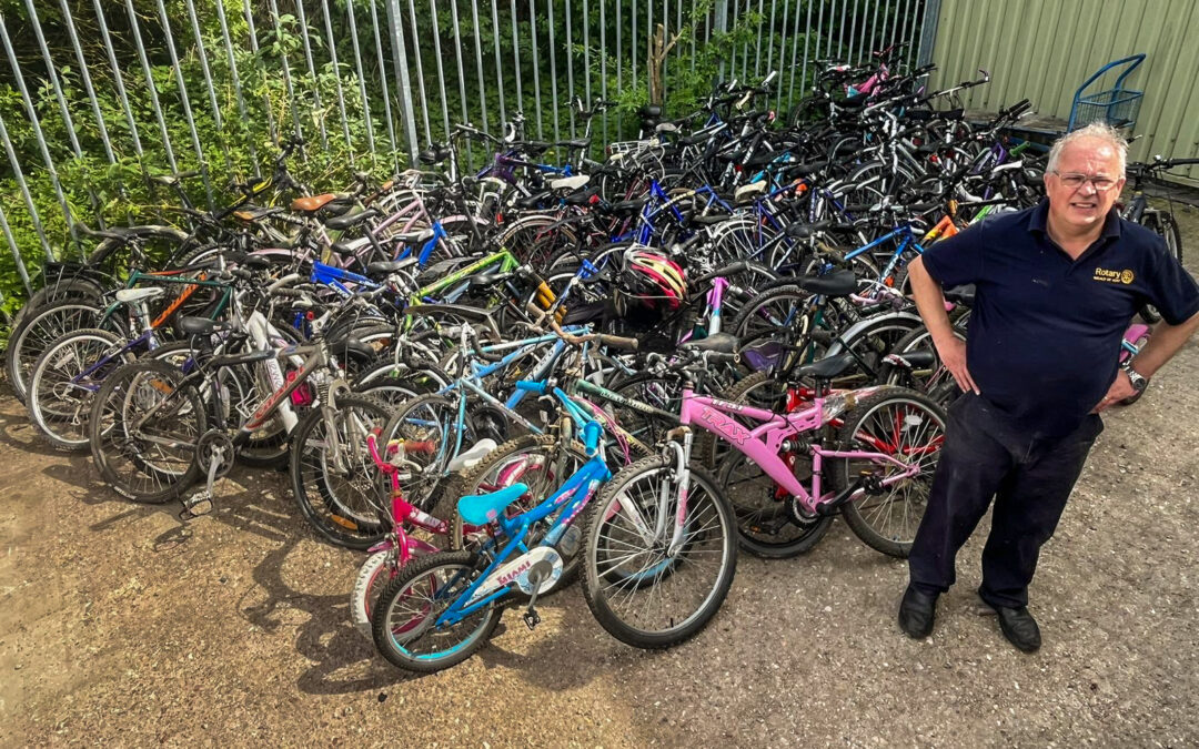 Used bicycle and tool collection for Africa – Lenham, 22nd March 2025