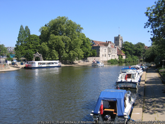 Medway at Maidstone site of the River Festival