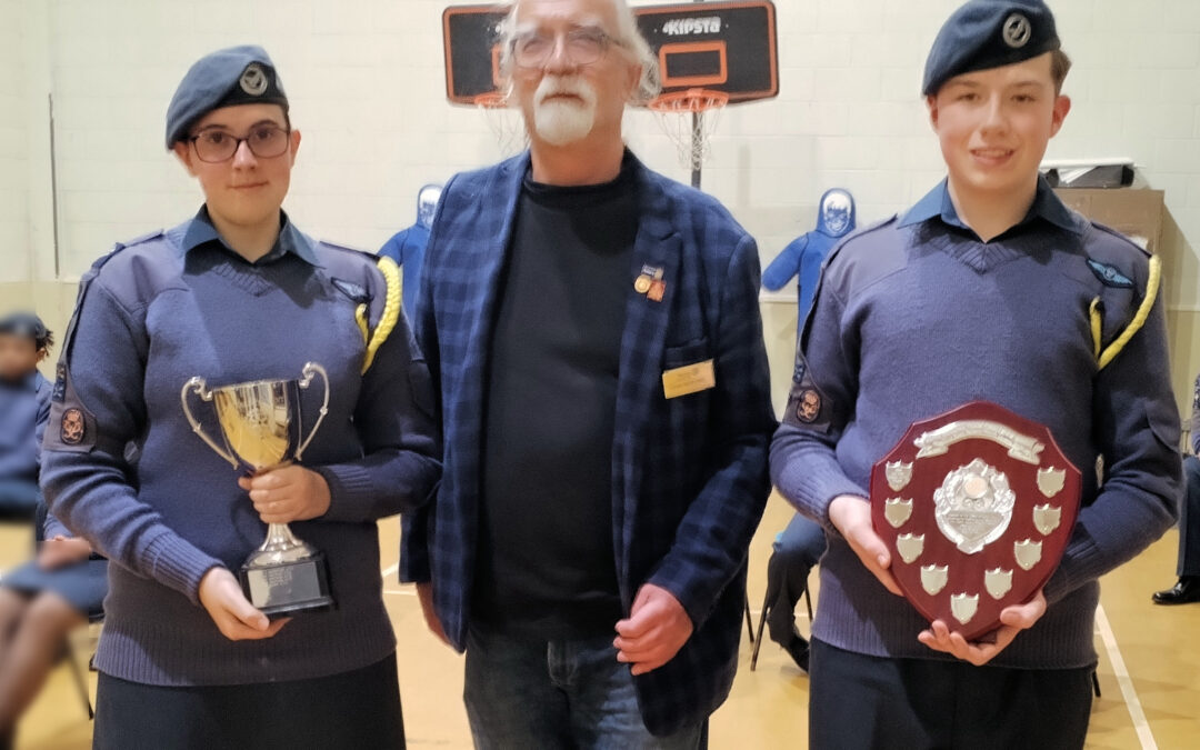 North Downs Walk Trophies presented to 354 Dover ATC